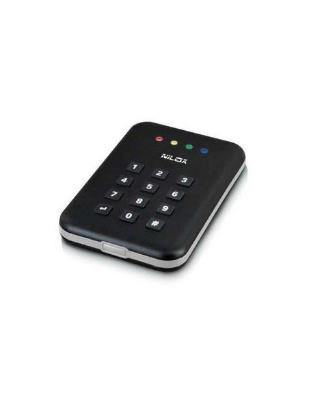 Nilox 06NXEN2530001 contenitore di unità di archiviazione Custodia per Disco Rigido (HDD) Nero 2.5"