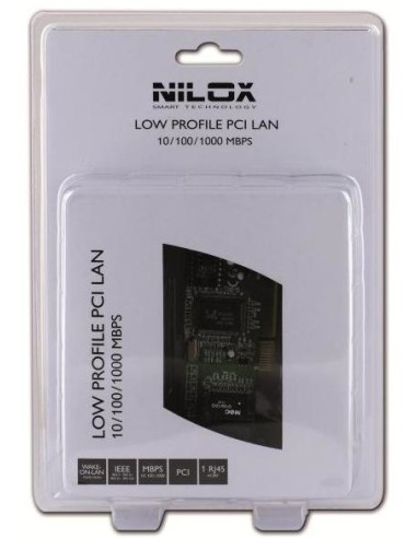 Nilox 10NXAD0506003 scheda di rete e adattatore Interno Ethernet 1000 Mbit s