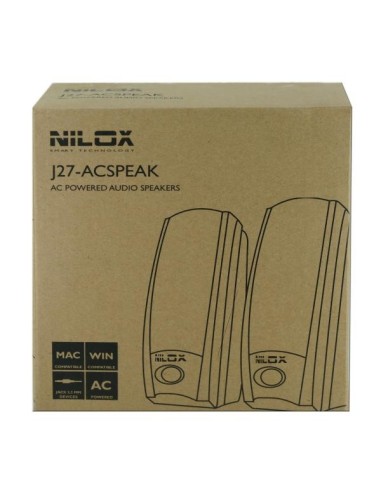 Nilox 10NXCA49AC001 altoparlante 1-via Nero Cablato 6 W