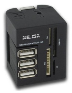Nilox 10NXCRHU3P001 lettore di schede USB 2.0