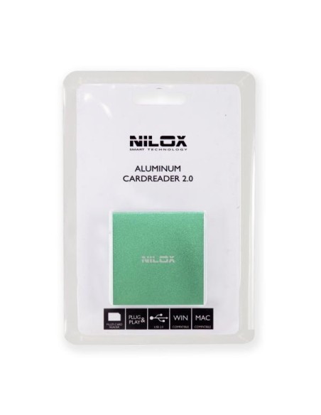 Nilox 10NXCRQ100002 lettore di schede USB 2.0 Verde
