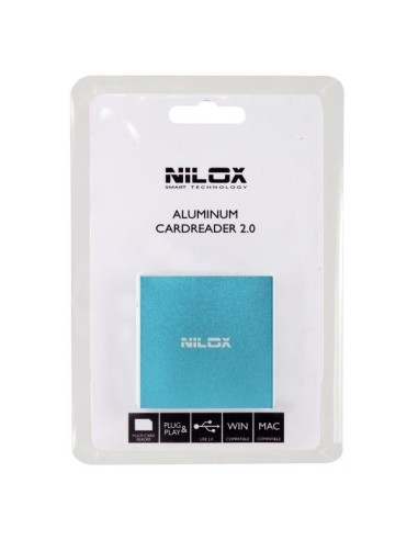 Nilox 10NXCRQ100003 lettore di schede USB 2.0 Blu