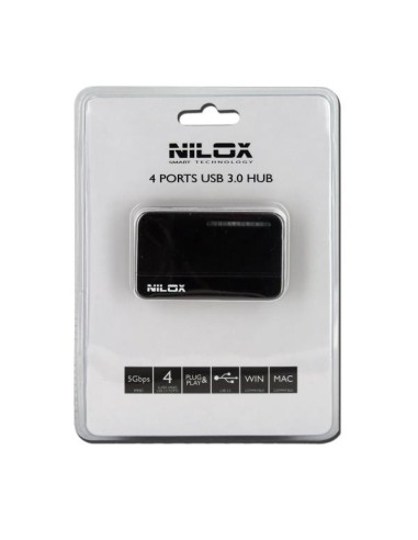 Nilox 10NXHU004U001 hub di interfaccia 5000 Mbit s
