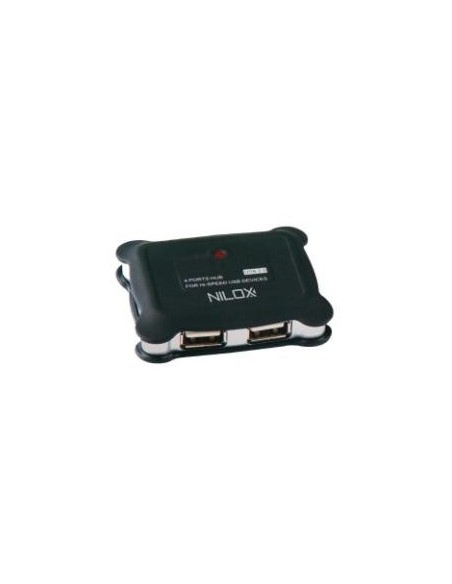 Nilox 4 x USB 2.0 480 Mbit s Nero