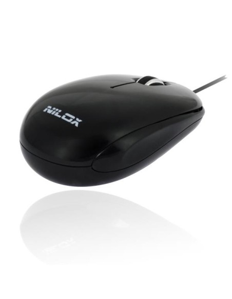 Nilox MT20 mouse Viaggio Ambidestro USB tipo A Ottico 1000 DPI