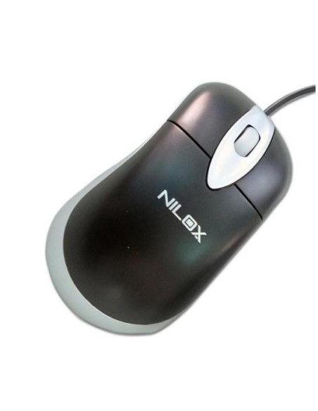 Nilox 10NXMP0026001 mouse USB Type-A + PS 2 Ottico 800 DPI