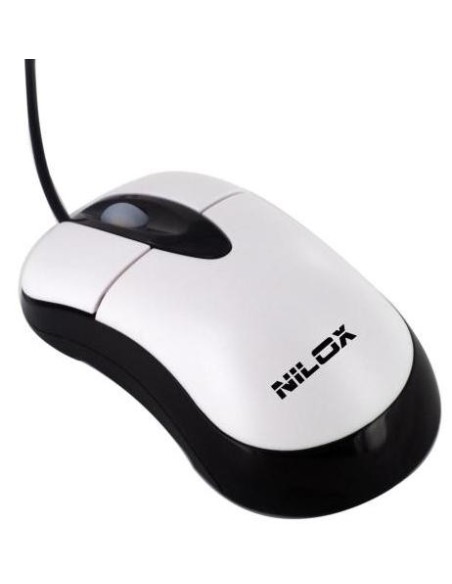 Nilox 10NXMP0026002 mouse Ufficio Ambidestro USB Type-A + PS 2 Ottico 800 DPI