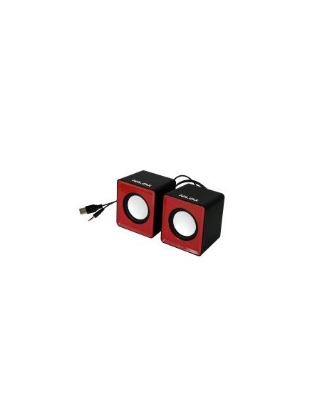 Nilox 10NXPSJ3C3001 altoparlante 2-vie Nero, Rosso Cablato 54 W