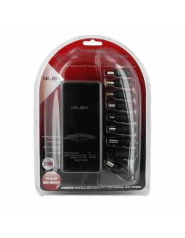 Nilox 10NXUAVR00001 adattatore e invertitore 70 W Nero
