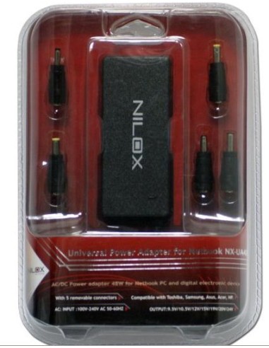 Nilox 10NXUAVRNE001 adattatore e invertitore Nero