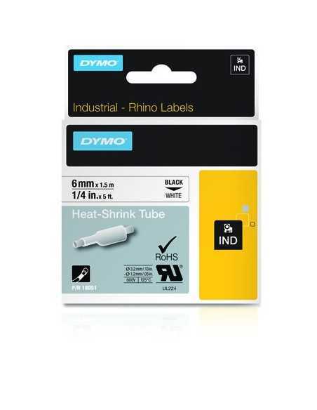 Dymo NASTRO DA 6MMX1.5M TERMO-RESTR D1 RHINOPRO 18051 0071701180513 MATERIALE DI CONSUMO