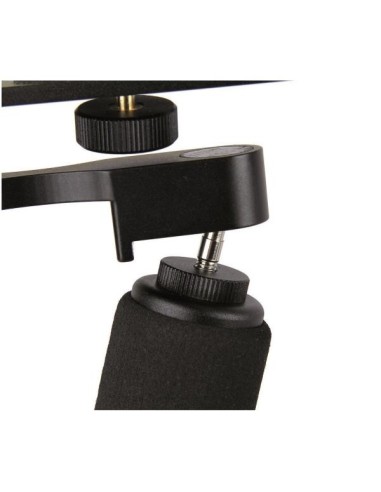 Nilox 13NXAKACEF006 video stabilizzatore Stabilizzatore d’immagine Nero, Cromo