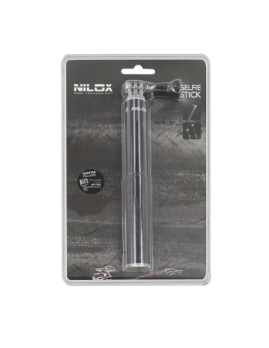 Nilox SELF TIME UNIVERSAL bastone per selfie Macchina fotografica Nero