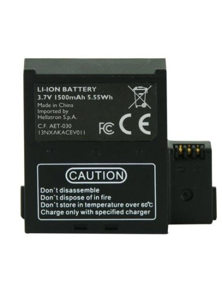 Nilox 13NXAKACEV011 Batteria per fotocamera videocamera Ioni di Litio 1500 mAh