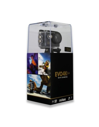 Nilox EVO 4K S+ fotocamera per sport d'azione 16 MP 4K Ultra HD CMOS 25,4   3 mm (1   3") Wi-Fi 61 g