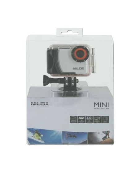 Nilox MINI ACTION CAM fotocamera per sport d'azione 5 MP HD-Ready CMOS 25,4   4 mm (1   4") 65 g