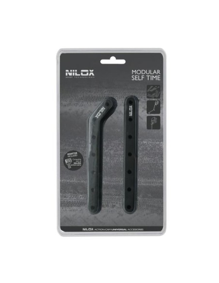 Nilox MODULAR SELF-TIME bastone per selfie Macchina fotografica Nero