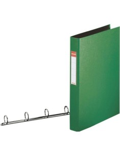 Esselte Standard Ring Binders , PP Green 4x25 mm raccoglitore ad anelli A4 Verde