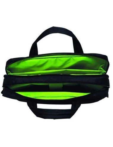 Nilox 14NXBO02QS007 borsa per laptop 39,6 cm (15.6") Valigetta ventiquattrore Nero, Verde