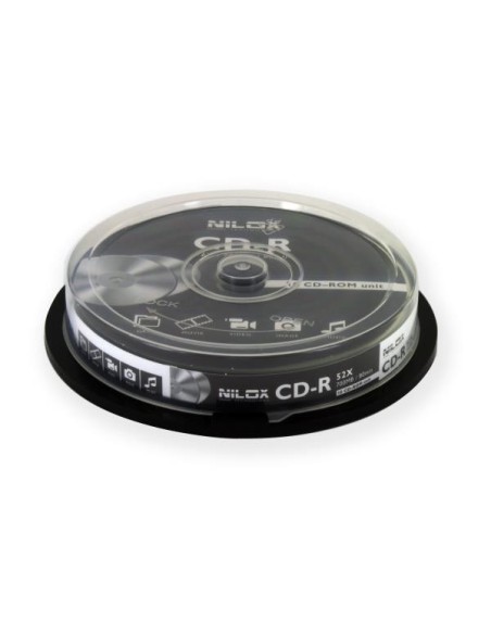 Nilox 15NXCR7052001 CD vergine CD-R 700 MB 52x 10 pz