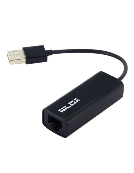 Nilox USB 2.0 TO LAN 10 100 ADAPTER scheda di interfaccia e adattatore