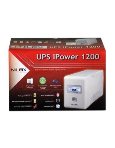Nilox iPower 1200 gruppo di continuità (UPS) 1,2 kVA 600 W