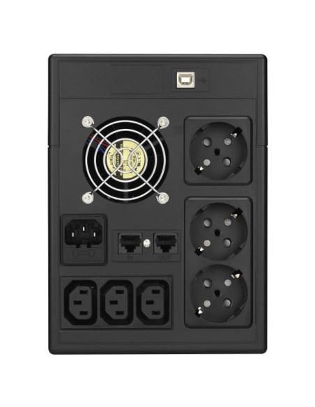 Nilox 17NXGCLW20002 gruppo di continuità (UPS) Standby (Offline) 2,8 kVA 1400 W 3 presa(e) AC