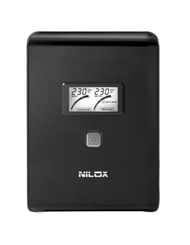 Nilox 17NXGCLW20002 gruppo di continuità (UPS) Standby (Offline) 2,8 kVA 1400 W 3 presa(e) AC