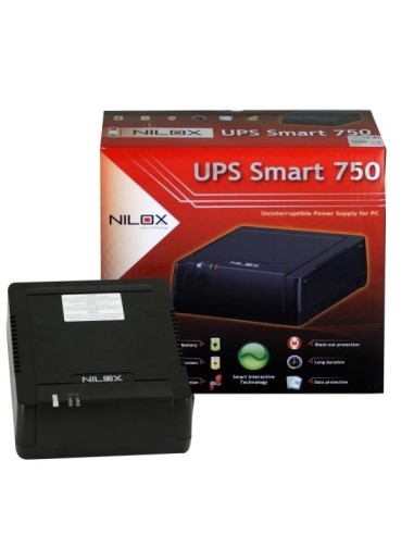 Nilox Smart Interactive 750 gruppo di continuità (UPS) 0,75 kVA 370 W