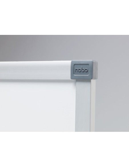 Nobo Lavagna bianca magnetica in acciaio Classic 600x450 con bordo in alluminio