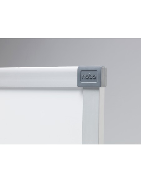 Nobo Lavagna bianca magnetica in acciaio Classic 600x450 con bordo in alluminio