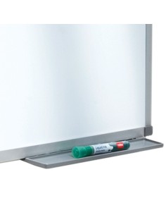 Nobo Lavagna bianca magnetica in acciaio Classic 900x600 con bordo in alluminio 2