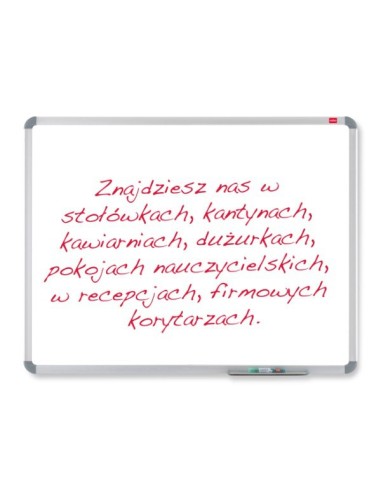 Nobo Lavagna bianca magnetica smaltata EuroPlus 924x615 mm