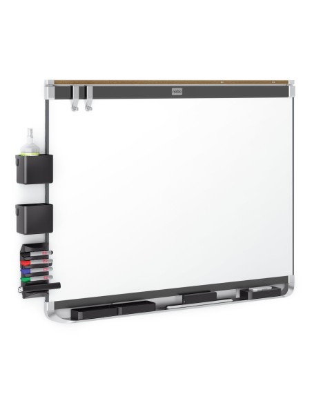 Nobo Lavagna bianca magnetica smaltata Prestige 900x600 con bordo Connex