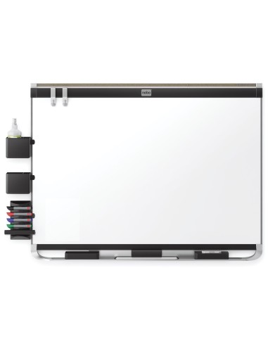 Nobo Lavagna bianca magnetica smaltata Prestige 900x600 con bordo Connex