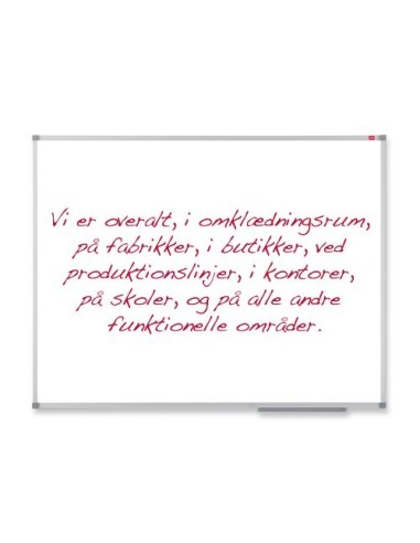 Nobo Classic Lavagna bianca magnetica smaltata 1200x1800mm