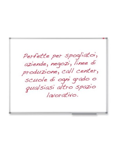 Nobo Classic Lavagna bianca magnetica smaltata 1200x1800mm