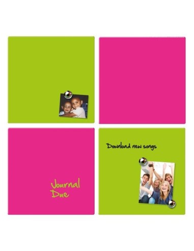 Rexel pannello magnetico rosa 360x360mm