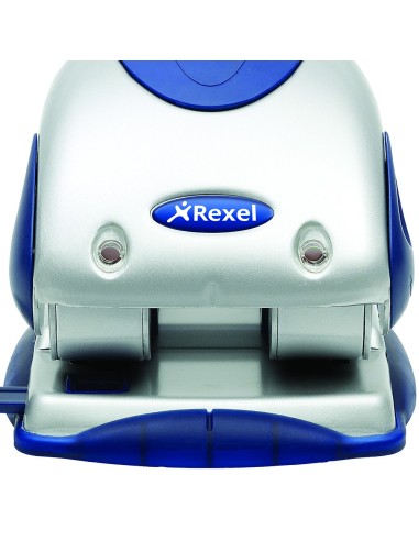 Rexel P240 Precision Perforatore a 2 Fori Precision - Argento Blu
