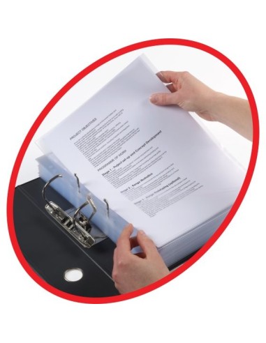 Rexel Anti-Slip Busta a Perforazione