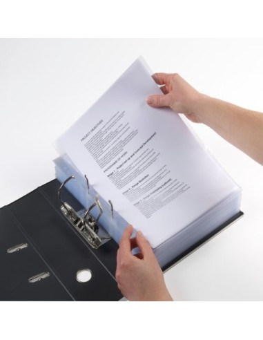 Rexel Anti-Slip Busta a Perforazione