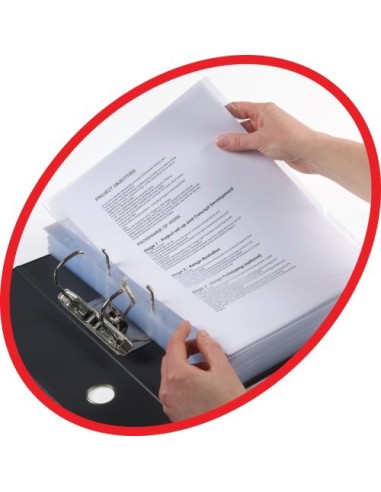 Rexel Anti-Slip Busta a Perforazione