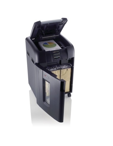 Rexel Auto+ 600X distruggi documenti Triturazione incrociata 60 dB 23 cm Nero, Argento