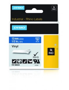 Dymo NASTRO 12MMX 5 5M VINILE BI BLU D1 RHINOPRO 1805243 0071701059673 MATERIALE DI CONSUMO