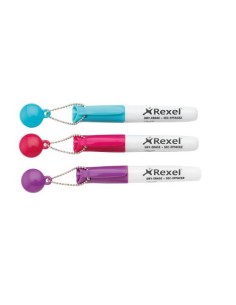 Rexel Confezione di pennarelli magnetici e cancellino JOY 2