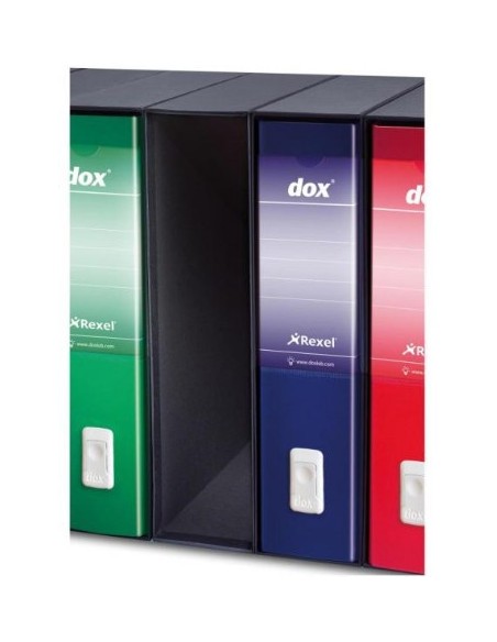 Rexel Dox 4 raccoglitore Blu Carta
