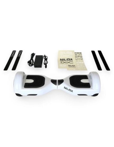Nilox 30NXBK65D2N02 hoverboard Monopattino autobilanciante 10 km h 4300 mAh Blu, Bianco