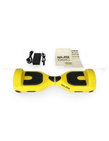 Nilox 30NXBK65D2N03 hoverboard Monopattino autobilanciante 10 km h 4300 mAh Nero, Giallo