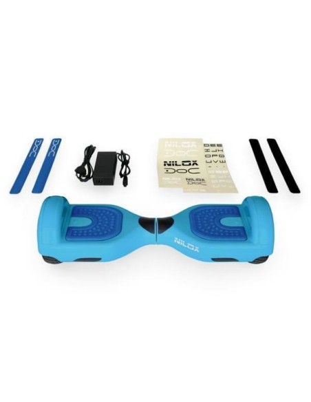Nilox 30NXBK65D2N04 hoverboard Monopattino autobilanciante 10 km h 4300 mAh Nero, Blu