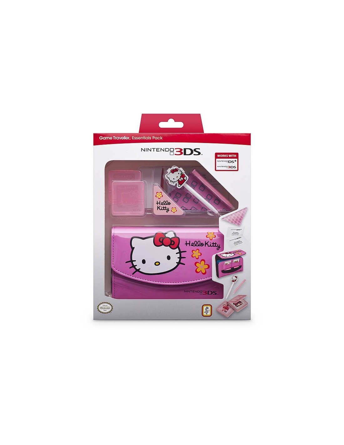 Boitier de jeux + stylet Hello Kitty Bigben pour DS et 3DS - Autre